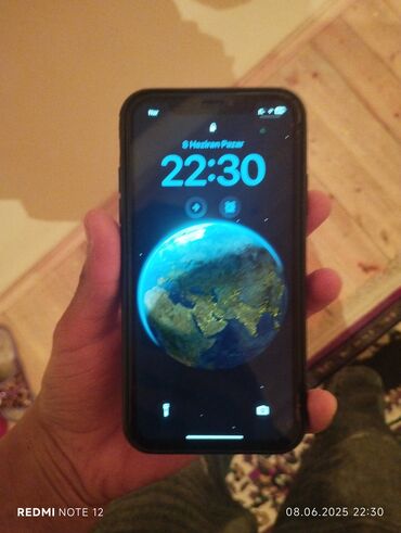 Apple iPhone: IPhone Xr, 64 GB, Qara, Barmaq izi