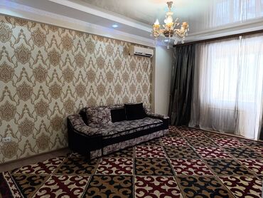 долгосрочная квартира жалал абад: 2 бөлмө, 58 кв. м, Элитка, 4 кабат, Евроремонт