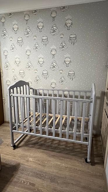 bunk bed: Детская кровать из массива березы. Размер: 120х60 см Цвет — 9