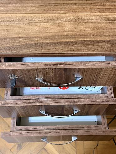 komputer setup: Düz masa, Polkasız, Siyirməli, Teksturalı laminat, Zəmanətsiz, Kredit yoxdur — 5