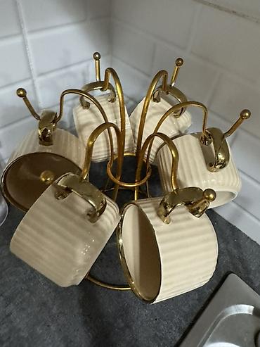 dish sets: Набор столовой и чайной посуды в едином стиле цвета айвори с — 2
