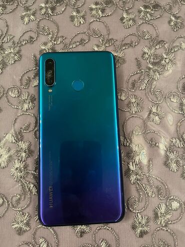 Техника и электроника: Huawei P30 Lite, 128 ГБ, цвет - Фиолетовый, Отпечаток пальца, Две SIM карты, Face ID