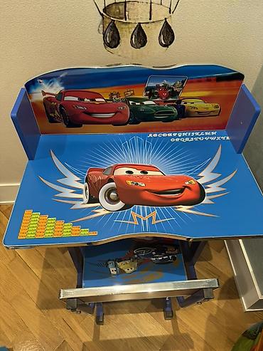 parker qelem: Uşaq üçün stol-stul dəsti – Cars (Şimşək McQueen) temalı - Parlaq — 2