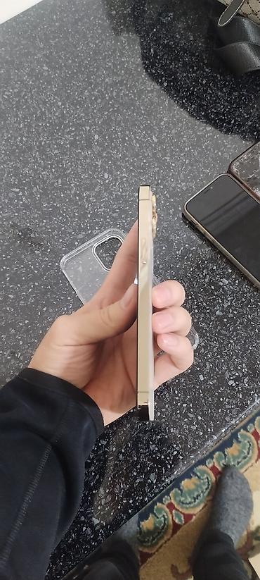 Apple iPhone: IPhone 12 Pro Max, Б/у, 128 ГБ, Золотой, Защитное стекло, Чехол, Кабель — 3