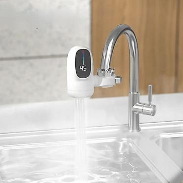 su soyuducu: Musluq üçün ani su qızdırıcısı – LED displeyli - Musluğa birbaşa — 4
