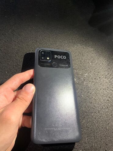 Poco: Poco C40, 64 GB, rəng - Qara, Barmaq izi