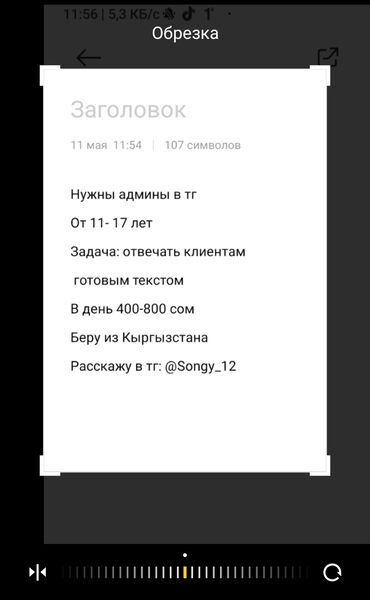 Другие специальности: Онлайн работа в Кыргызстане, пиши в личку или в тг:@Songy_12
