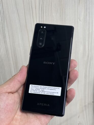 телевизор на машину: Sony Xperia 5, Жаңы, 128 ГБ, түсү - Кара, 2 SIM