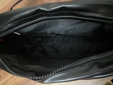 Çantalar: Jordan bel çantası (waist bag) - Rəng: qara, narıncı detallarla - — 3