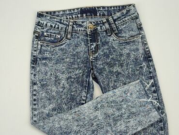 kremowe jeansy: Jeansy, S (EU 36), stan - Bardzo dobry