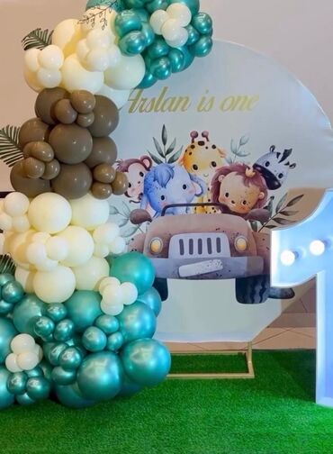 Digər biznes avadanlığı: 1 dəmir kruq - 1,80 3 Dəmir dayaq (Maket üçün) Tort masası 1 bej — 12