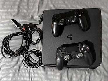 иксбокс оне с: PlayStation 4 pro 1 терабайт Slim + 2 геймпада DualShock 4 и набор игр — 3