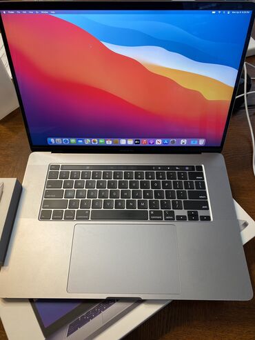 apple macbook 13 white: Ультрабук, Apple, 32 ГБ ОЗУ, Intel Core i9, 16 ", Б/у, Для работы, учебы, память SSD