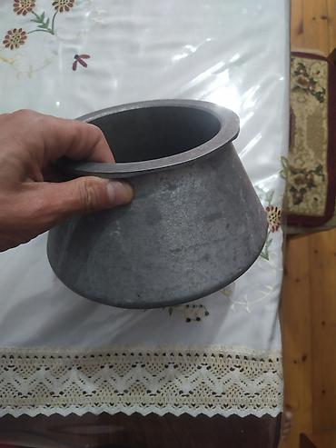 Посуда для готовки: Б/у, Казан, цвет - Серый, Медь, Россия — 1