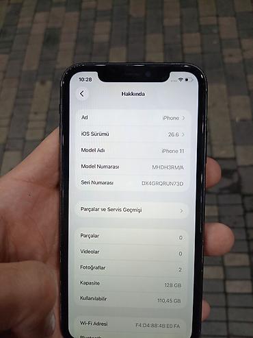 2 ci el apple 11: IPhone 11, 128 GB, Qara, Face ID — 3