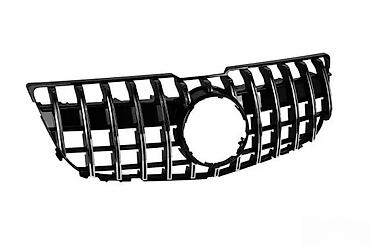 GT R MASKA GRIL RESETKA MERCEDES GLK (5) | Hrom / Crna GT R Grill