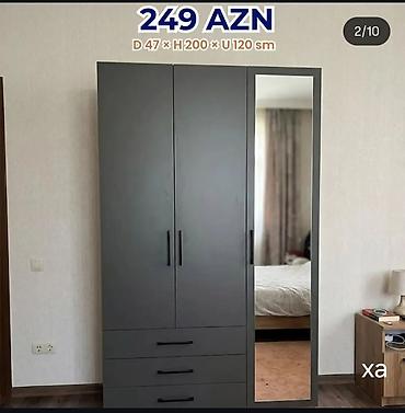 nol on beş: Qarderob şkafı – 249 AZN Ölçülər: Dərinlik 47 sm × Hündürlük 200 sm × — 1
