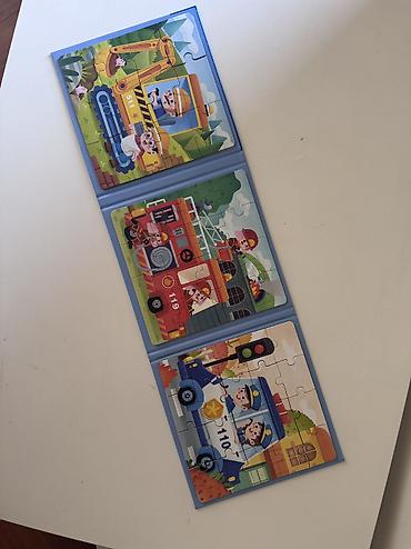 Развивающие игрушки: Магнитные пазлы машинки — 2