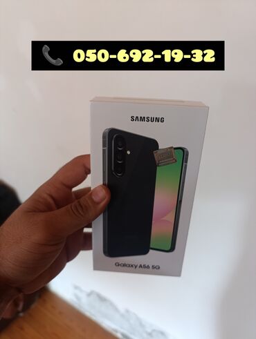 tikinti material: 8 GB RAM və 256 GB yaddaşla Samsung A56 5G. 🚀 Azərbaycanın hər bir