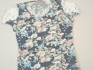 bluzki szyfonowa w kwiaty: Bluzka Damska, XL, stan - Dobry