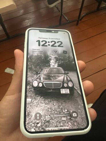замена батарей: IPhone Xs Max, Колдонулган, 64 ГБ, Black Titanium, Заряддоочу түзүлүш, Коргоочу айнек, Каптама, 100 %
