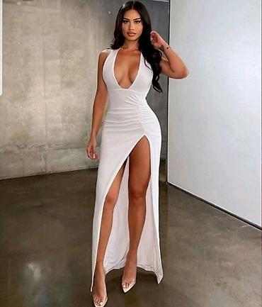 Haljine: Duge haljine sa elastinlm. Crna,plava,boja kajsije,zuta,svetlo — 23