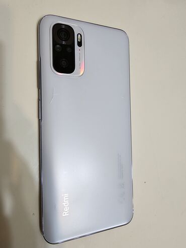 redmi note 10 6128 qiyməti: Xiaomi Redmi Note 10, 64 GB, rəng - Ağ, 
 Sensor, Barmaq izi, İki sim kartlı