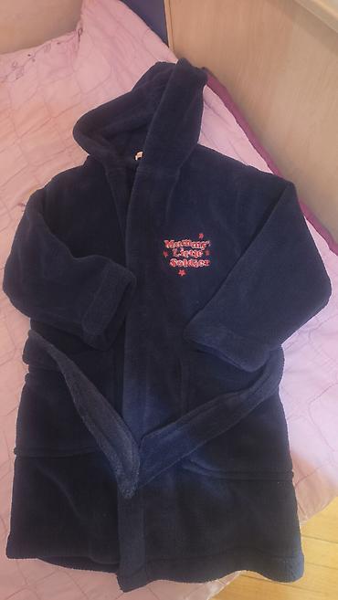 Uşaqlar üçün digər geyimlər: Uşaq üçün kapüşonlu xalat – Bluez00 brendi.2 yaşa - Rəng: tünd göy - — 1