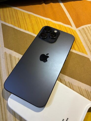 компютер для игр: IPhone 15 Pro Max, Б/у, 256 ГБ, Blue Titanium, Защитное стекло, 87 %