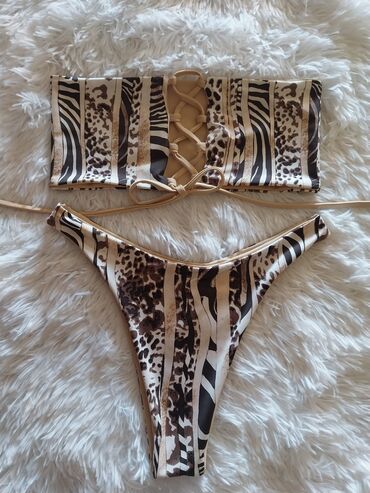 Kupaći kostimi: M, Likra, Leopard, krokodil, zebra, bоја - Šareno — 4