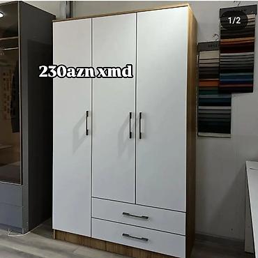 Düz dolab, Yataq otağı üçün, Paltar üçün, 3 qapılı lalafo.az -da Düz dolab, Yataq otağı üçün, Paltar üçün, 3 qapılı