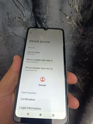 Mobil telefonlar: Redmi A3x, 64 GB, rəng - Mavi, Qırıq — 3