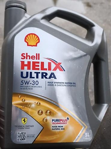 motor yastigi: Shell helix 5W 30 — 1