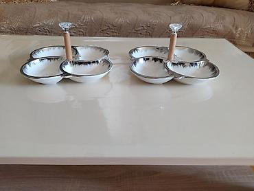 Nahar dəstləri və servizlər: Nahar dəsti, rəng - Ağ, Farfor — 25