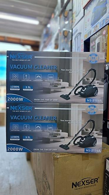 series: Пылесос NEXSER NS-2108A - Мощность: 2000 Вт - Сила всасывания: ≥23 — 1
