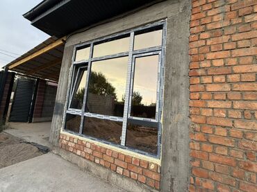 отпугиватель голубей: Панорамный металлопластиковый оконный блок - Материал профиля: ПВХ
