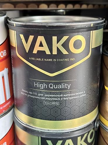 растворитель: Эмаль VAKO ПФ-115 High Quality - Назначение: для окраски деревянных — 1