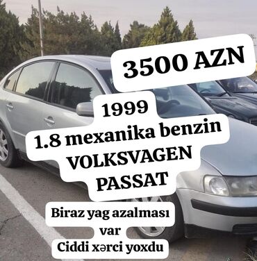 запчасти opel vectra b: Volkswagen Passat: 1.8 l | 1999 il