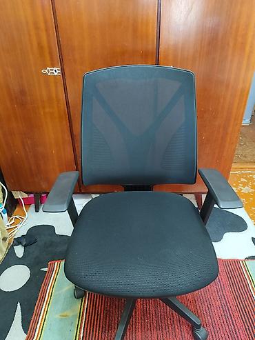 Ofis mebeli: İşlənmiş, Təkərli, Qolları tənzimlənir, Parça — 1