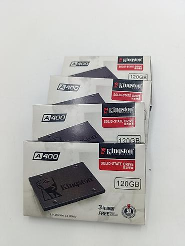120gb: Məhsulun texniki göstəriciləri⤵️ Kingston A400 SSD – 120GB - Növ — 1