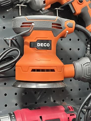 Электроинструменты: Орбитальная шлифмашина DECO - Тип: эксцентриковая (орбитальная) — 1