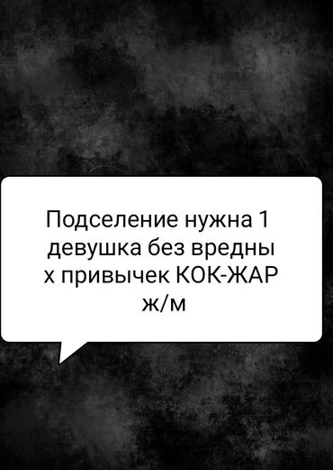 срочно нужны квартира: 1 комната, Собственник, С подселением, Без мебели