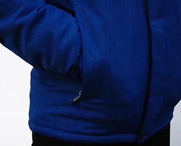 Zimske jakne: Muška zimska jakna – tamnoplava - Topao, punjen model sa kapuljačom - — 5