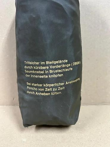 Sportska odeća: Planinarski/planinarsko-hodački pončo – “Wander-Bergsteiger-Poncho” - — 8