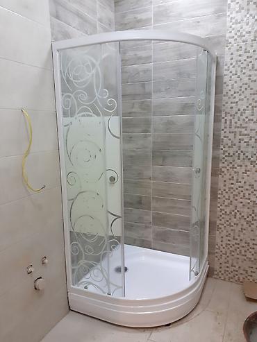 Duş kabinaları, arakəsmələr: Yeni Üstü açıq kabina, Düzbucaqlı, Ödənişli çatdırılma — 28