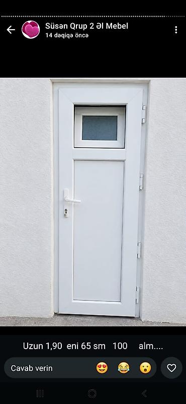 Plastik (PVC) giriş/qapı sistemi - Rəng: ağ - Material: PVC profil lalafo.az -da Plastik (PVC) giriş/qapı sistemi - Rəng: ağ - Material: PVC profil