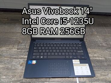 дисплей для ноутбука: Ноутбук, Asus, 8 ГБ ОЭТ, Intel Core i5, 14 ", эс тутум SSD