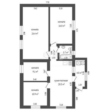 Продажа домов: Дом, 94 м², 5 комнат, Косметический ремонт at lalafo.kg — 23 Продажа домов: Дом, 94 м², 5 комнат, Косметический ремонт — 23