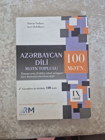 Testlər: Azərbaycan dili üzrə bu dərslik 9-cu sinif şagirdləri üçün nəzərdə