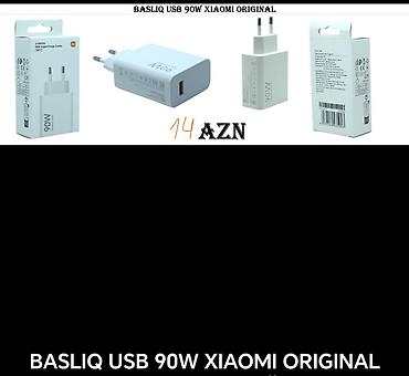 Şarj cihazları: Bir neçə aksesuar bir yerdə: 1) Xiaomi 90W HyperCharge Combo (Type‑C) — 14